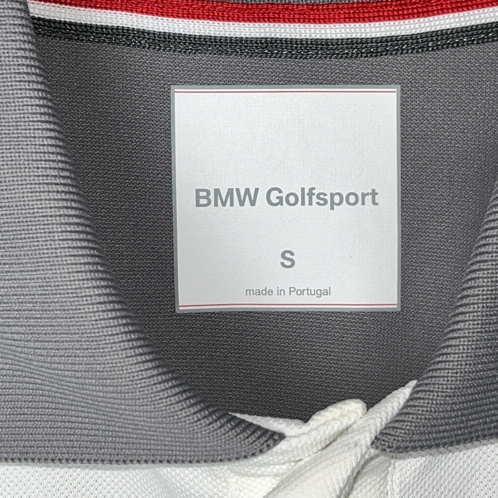 BMW Golfsport Short‎ Sleeve Polo Shirt Gray Size Small - Picture 6 of 8